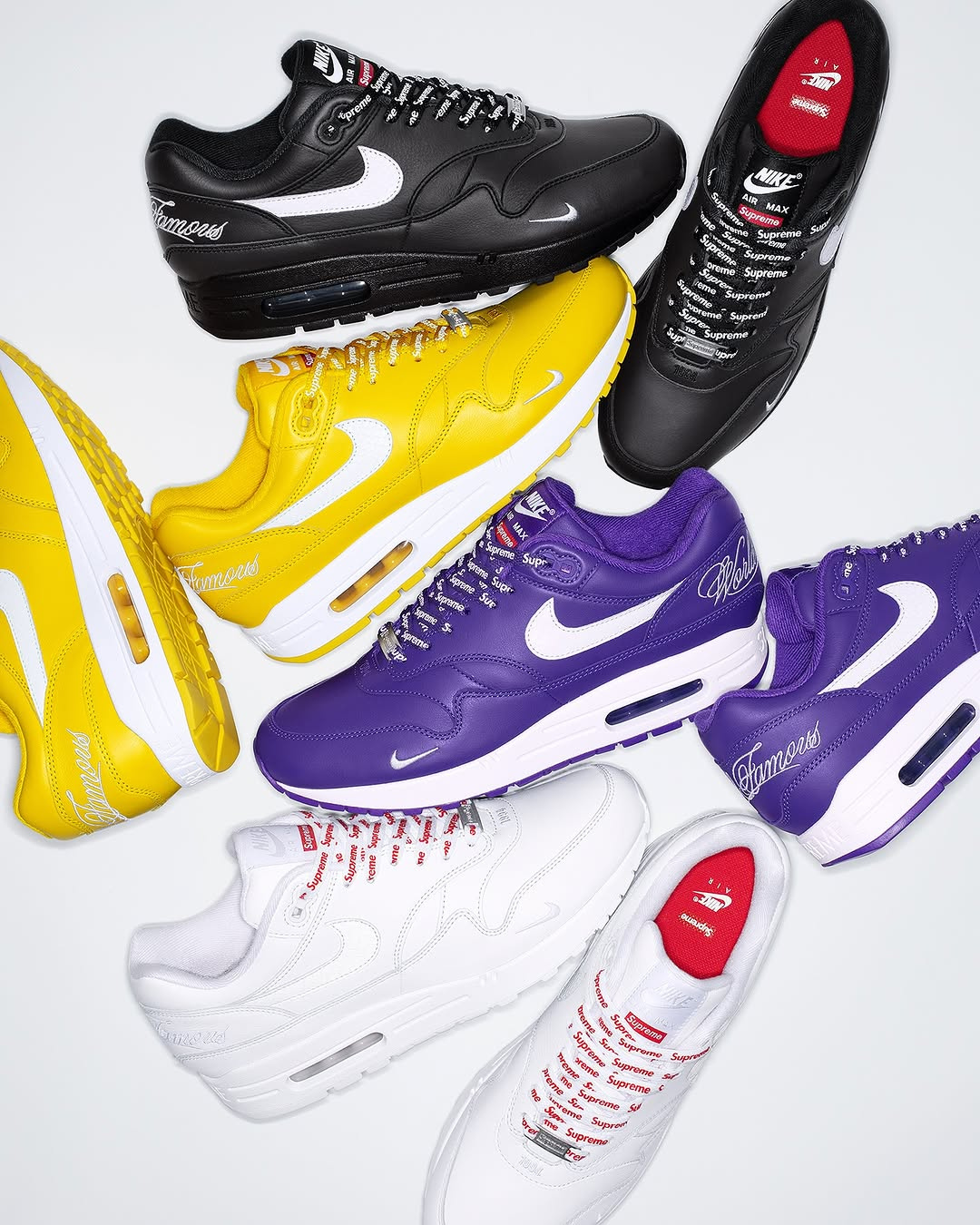 Supreme X Nike Air Max 1 87 'Speed Yellow'