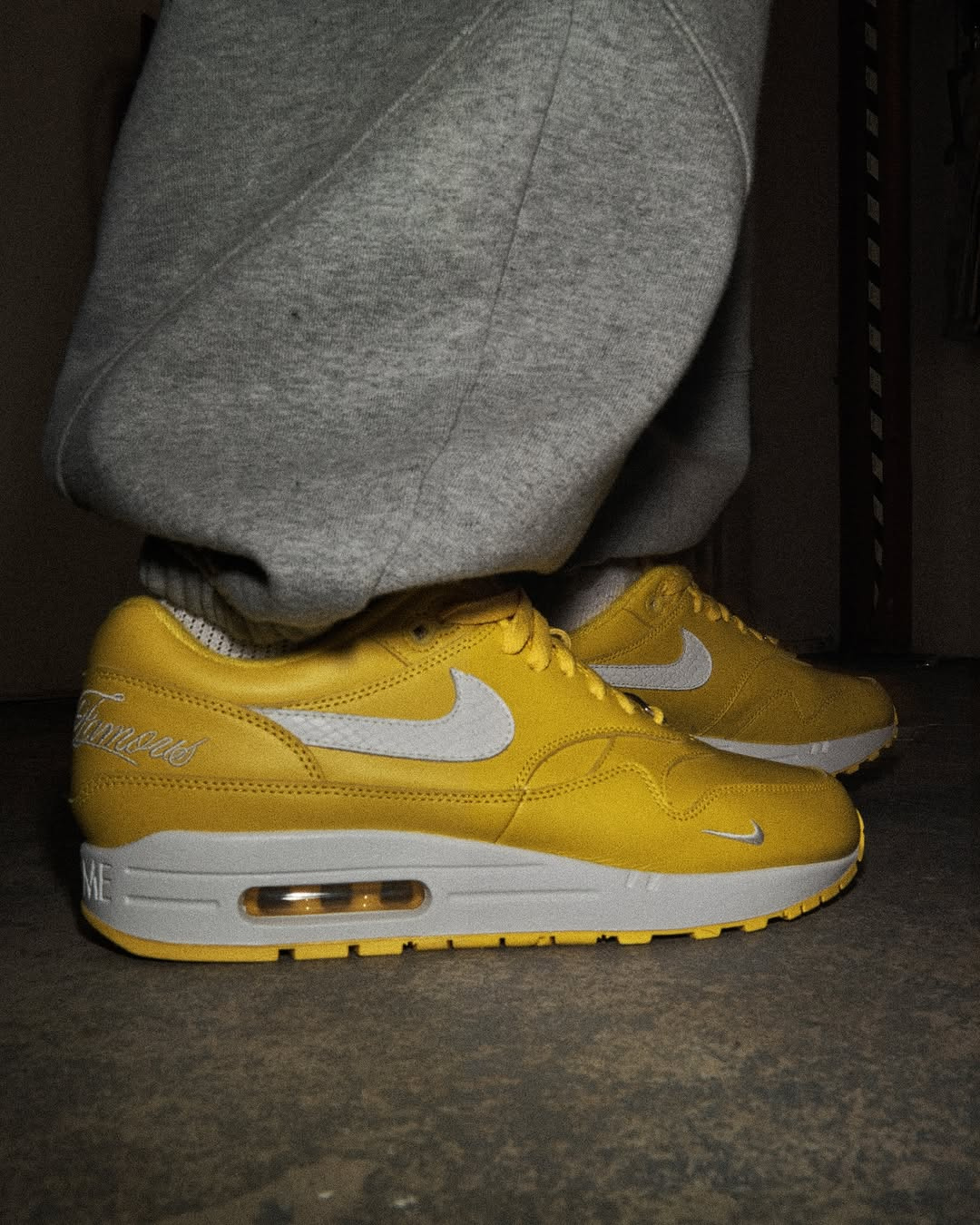 Supreme X Nike Air Max 1 87 'Speed Yellow'