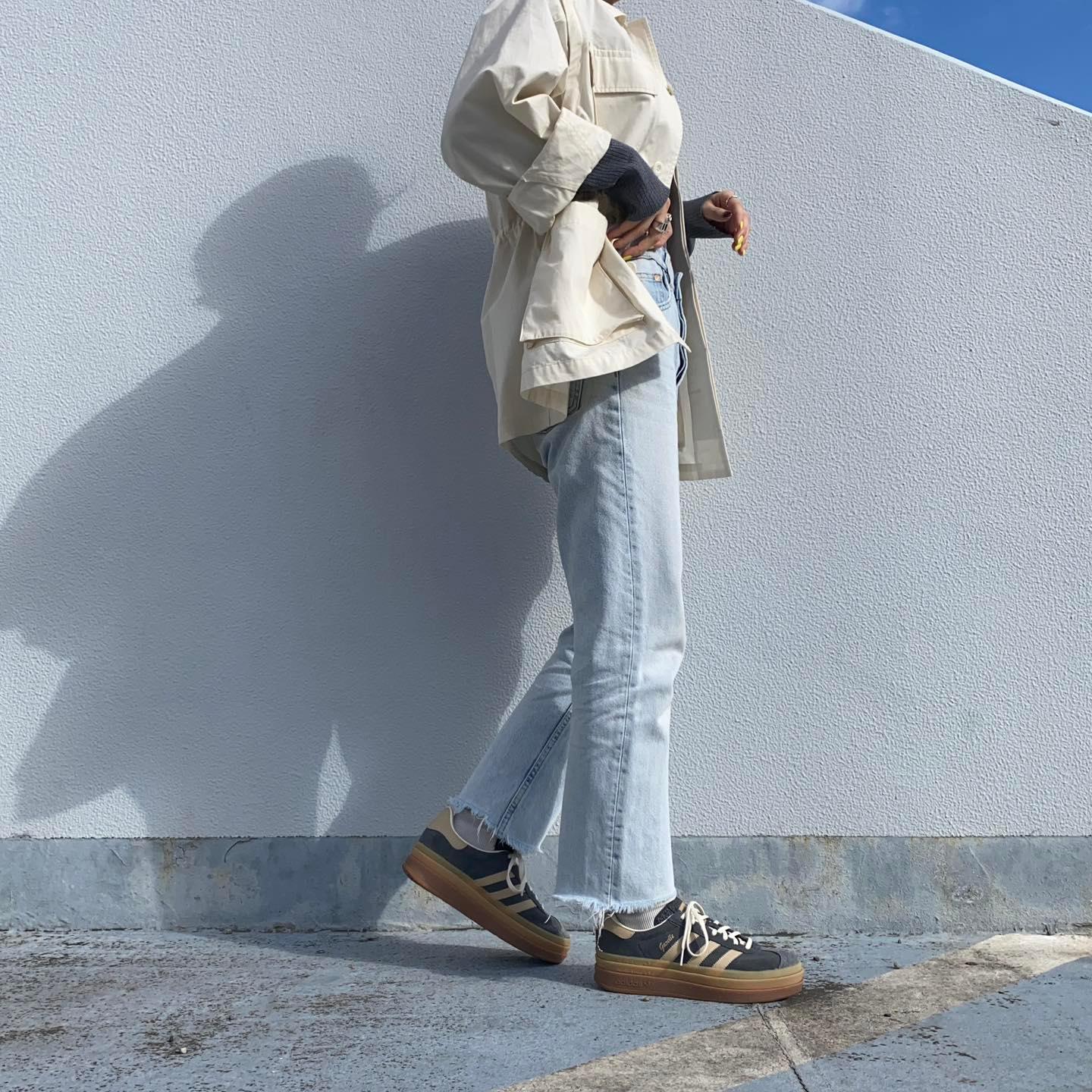 adidas Gazelle Bold Grey Magic Beige Gum (W) - Sneakerhype