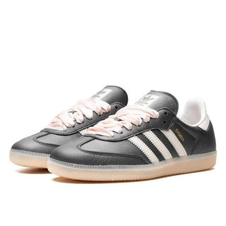 Adidas Samba OG Black Pink Ribbon Laces - Sneakerhype
