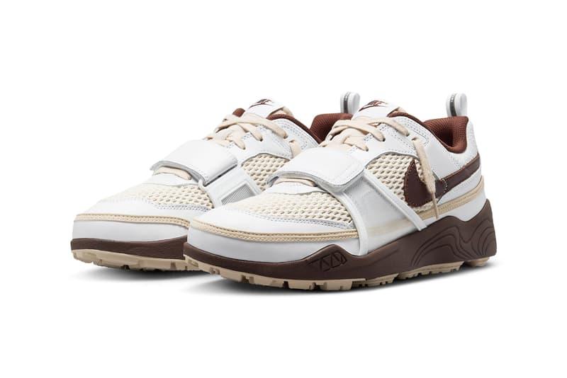 Travis Scott × Nike Zoom Field Jaxx White/Light Chocolate