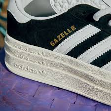adidas Gazelle Bold 'Core Black White' (W)