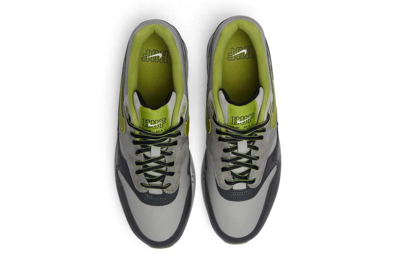 Nike Air Max 1 HUF Anthracite Pear - Sneakerhype