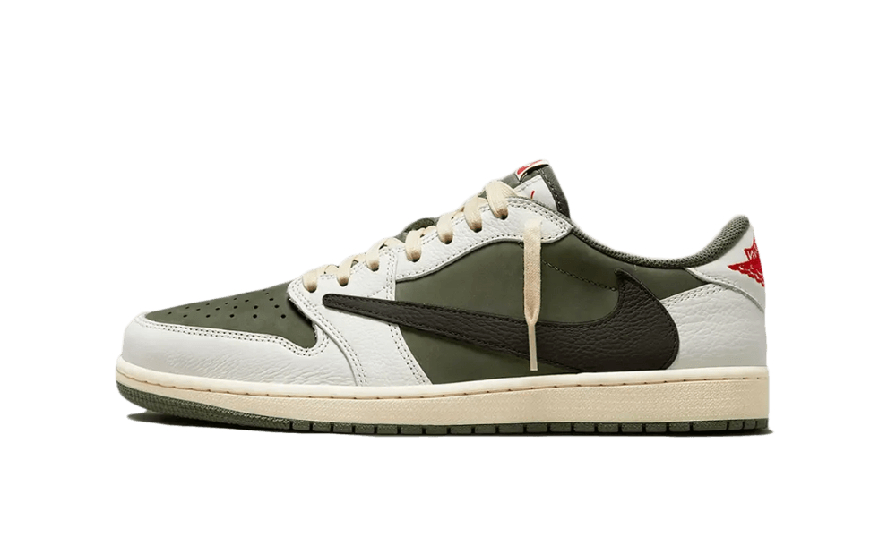 Travis Scott x Air Jordan 1 Low OG 'Medium Olive' - Sneakerhype