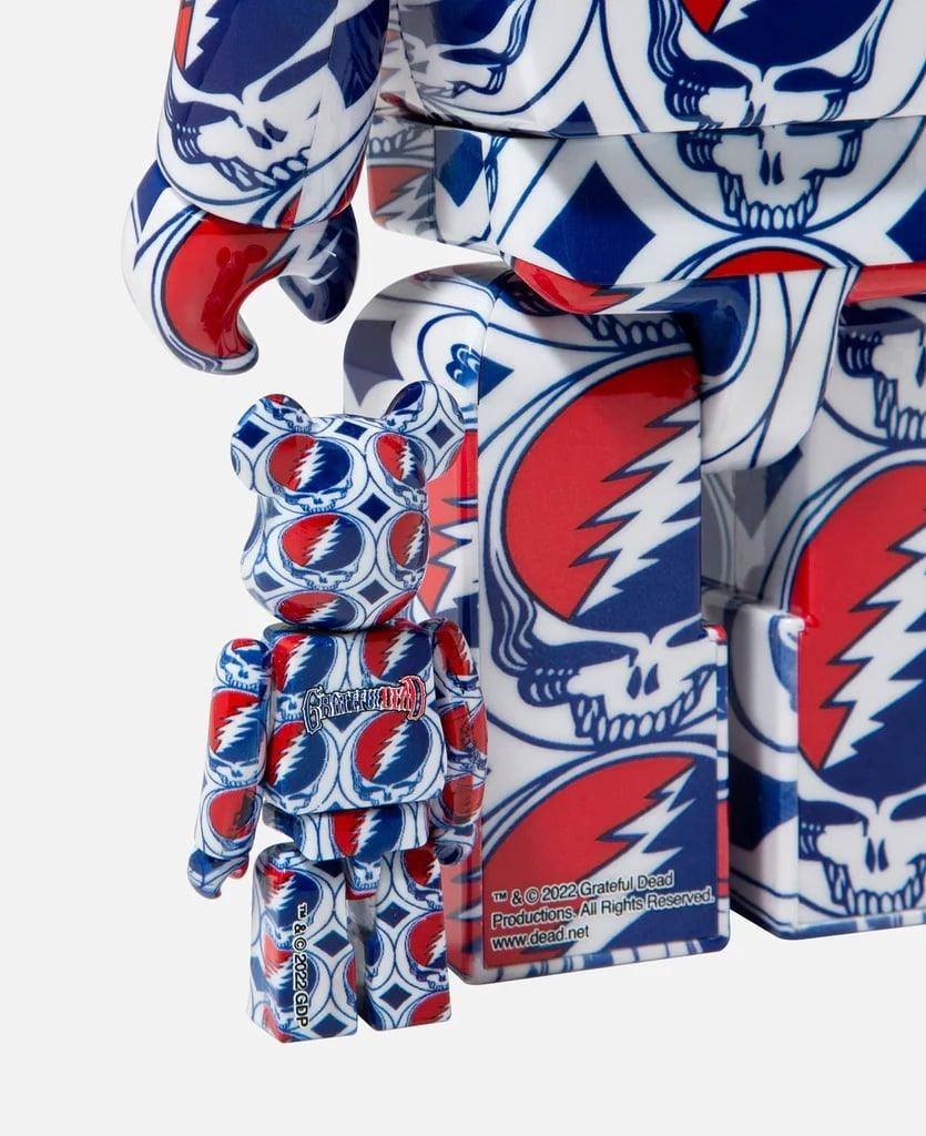 400% & 100% Bearbrick set - Grateful Dead (Steal Your Face) - Sneakerhype