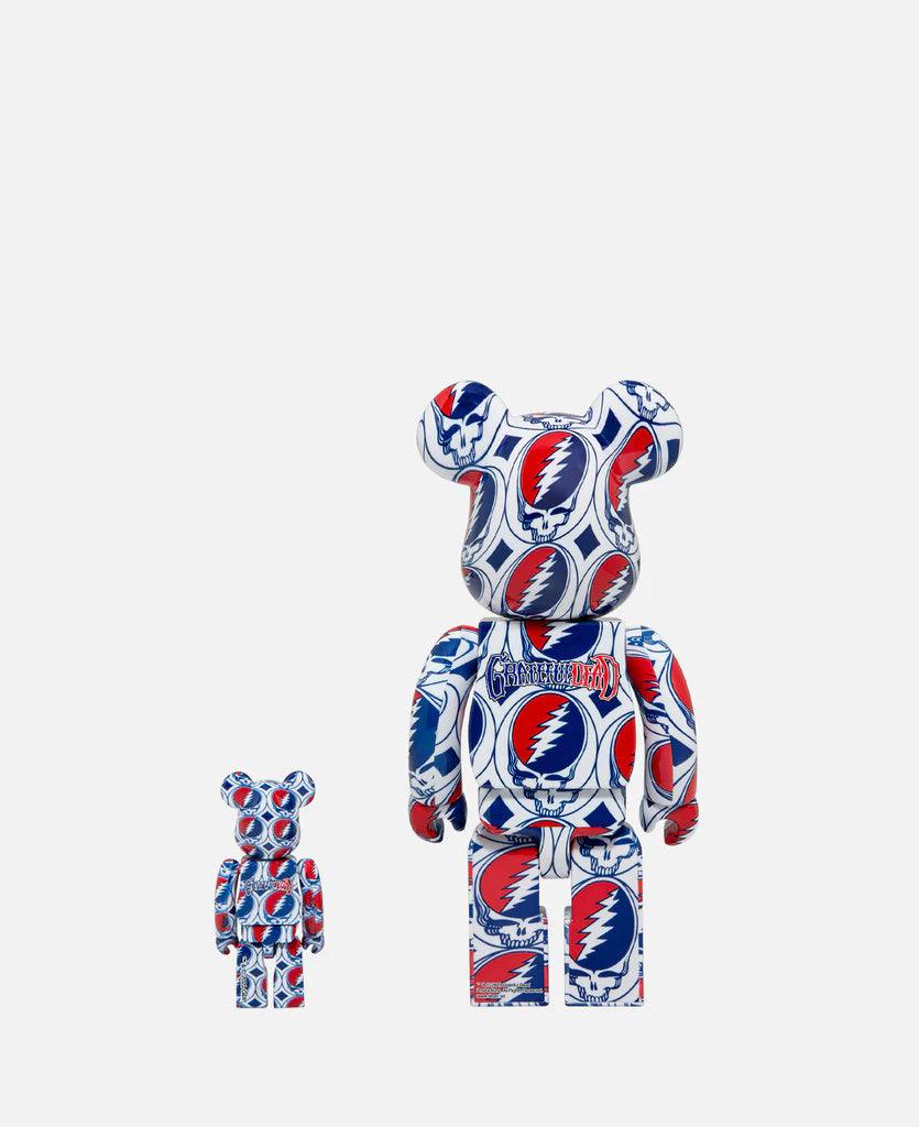 400% & 100% Bearbrick set - Grateful Dead (Steal Your Face) - Sneakerhype