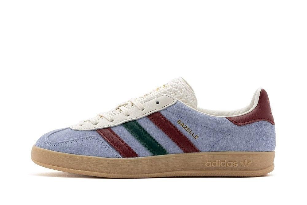 adidas Gazelle Indoor Blue Dawn Collegiate Burgundy - Sneakerhype