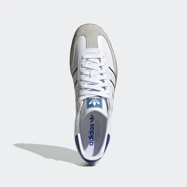adidas Samba Leather 'Cloud White Lucid Blue' - Sneakerhype