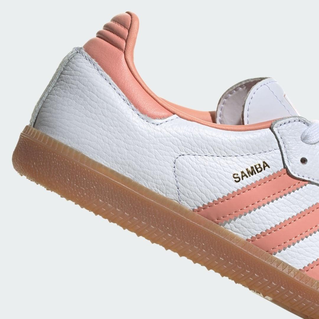 adidas Samba OG 'White Wonder Clay Gum' (W) - Sneakerhype