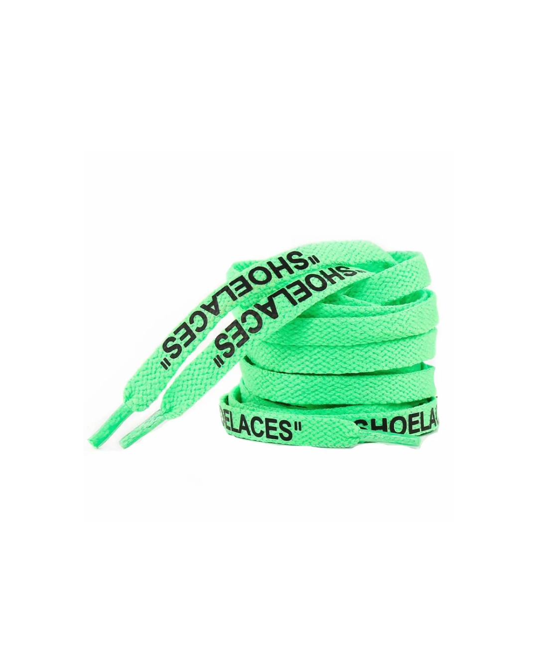 "SHOELACES" Laces Green/Black 