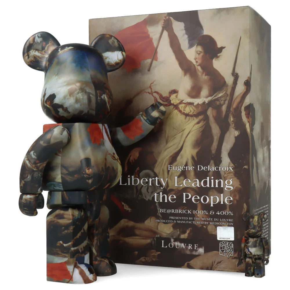 400% & 100% Bearbrick set - Eugène Delacroix (Liberty Leading the People)