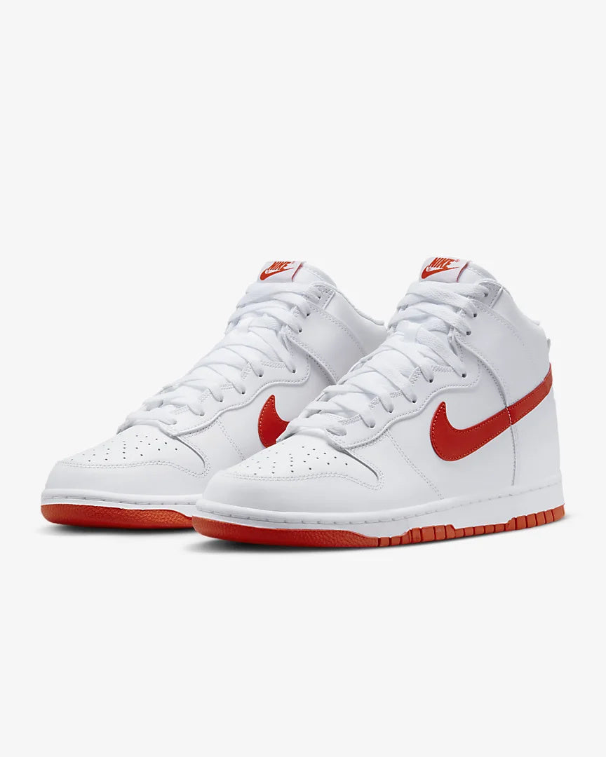 Nike Dunk High 'White Picante Red'
