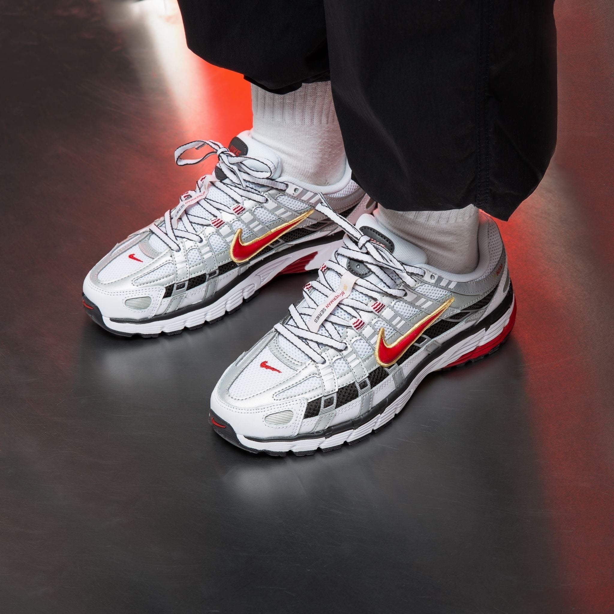Nike P-6000 'White Gold Red' (W)