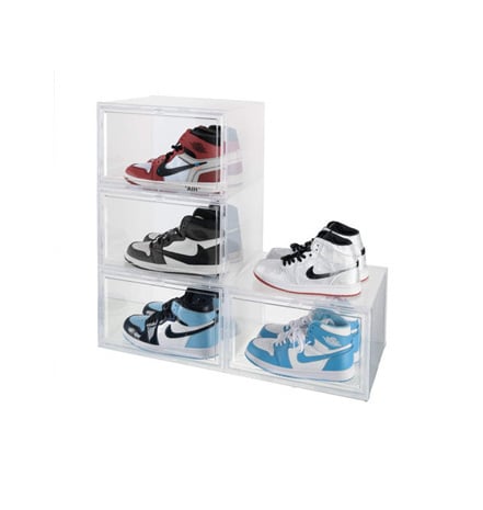 Premium Stackable Sneaker Boxes - Transparant