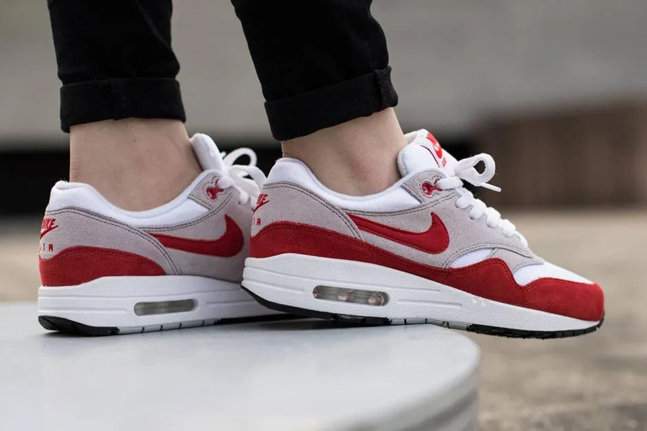 Nike Air Max 1 Womans 'University Red'  - Big Bubble