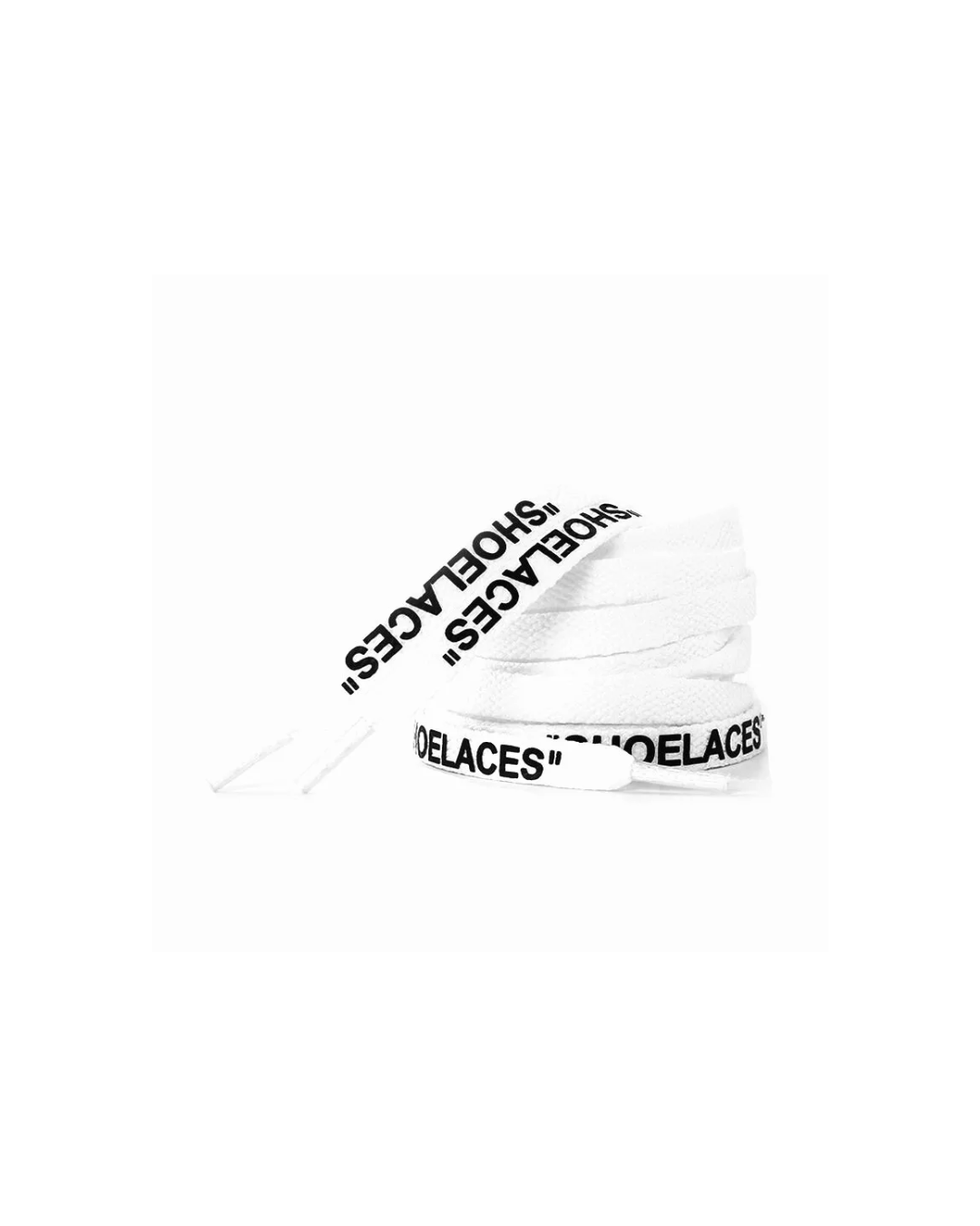 "SHOELACES" Laces White/Black  