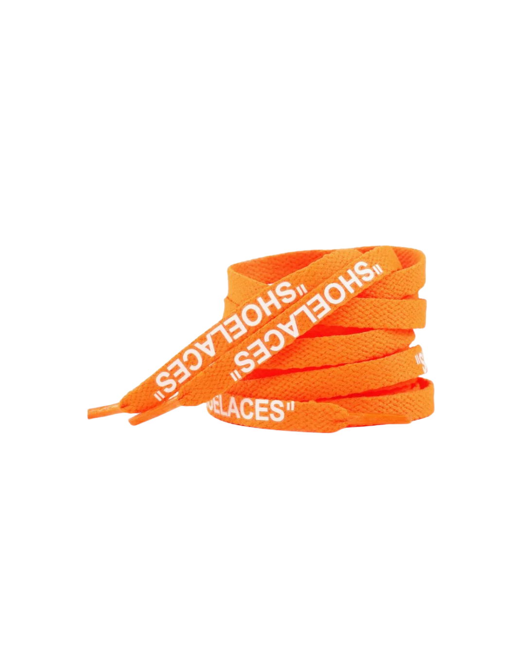 "SHOELACES" Laces Orange/White