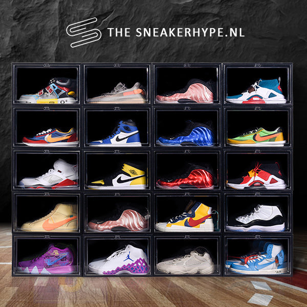 Premium Stackable Sneaker Boxes - Black