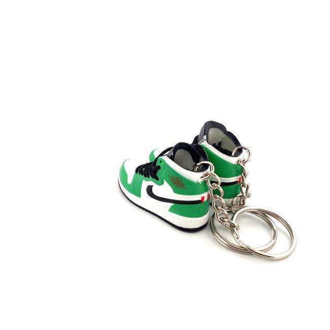 Jordan 1 Keychain 'Lucky Green' + Box - Sneakerhype
