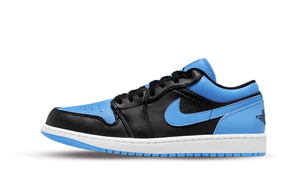 Jordan 1 Low Black University Blue - Sneakerhype