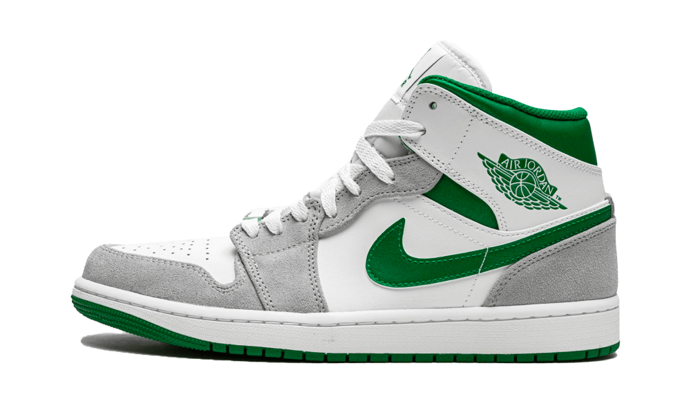 Jordan 1 Mid 'Grey Green' - Sneakerhype