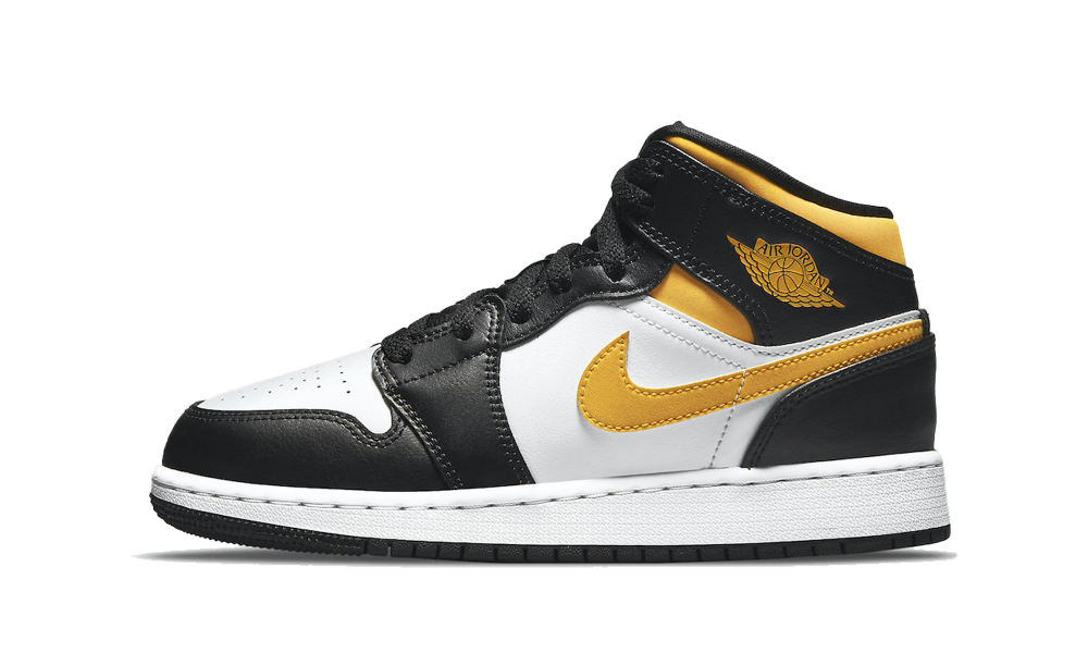 Jordan 1 Mid 'White Pollen Black' - Sneakerhype
