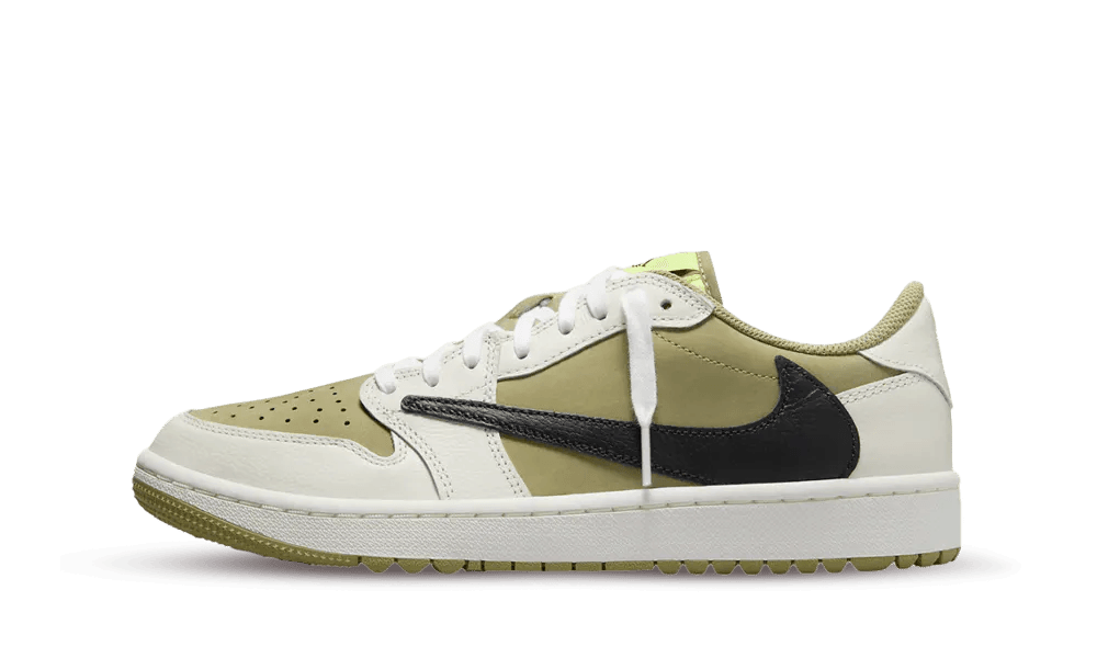 Jordan 1 Retro Low Golf Travis Scott Neutral Olive - Sneakerhype