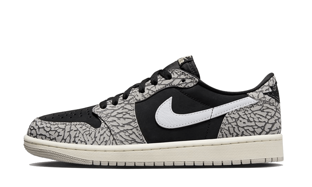 Jordan 1 Retro Low 'OG Black Cement' - Sneakerhype