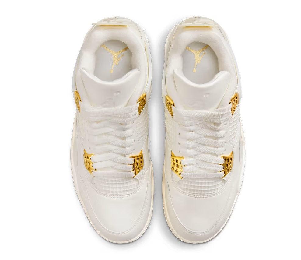 Jordan 4 Sail and Metallic Gold (W) - Sneakerhype