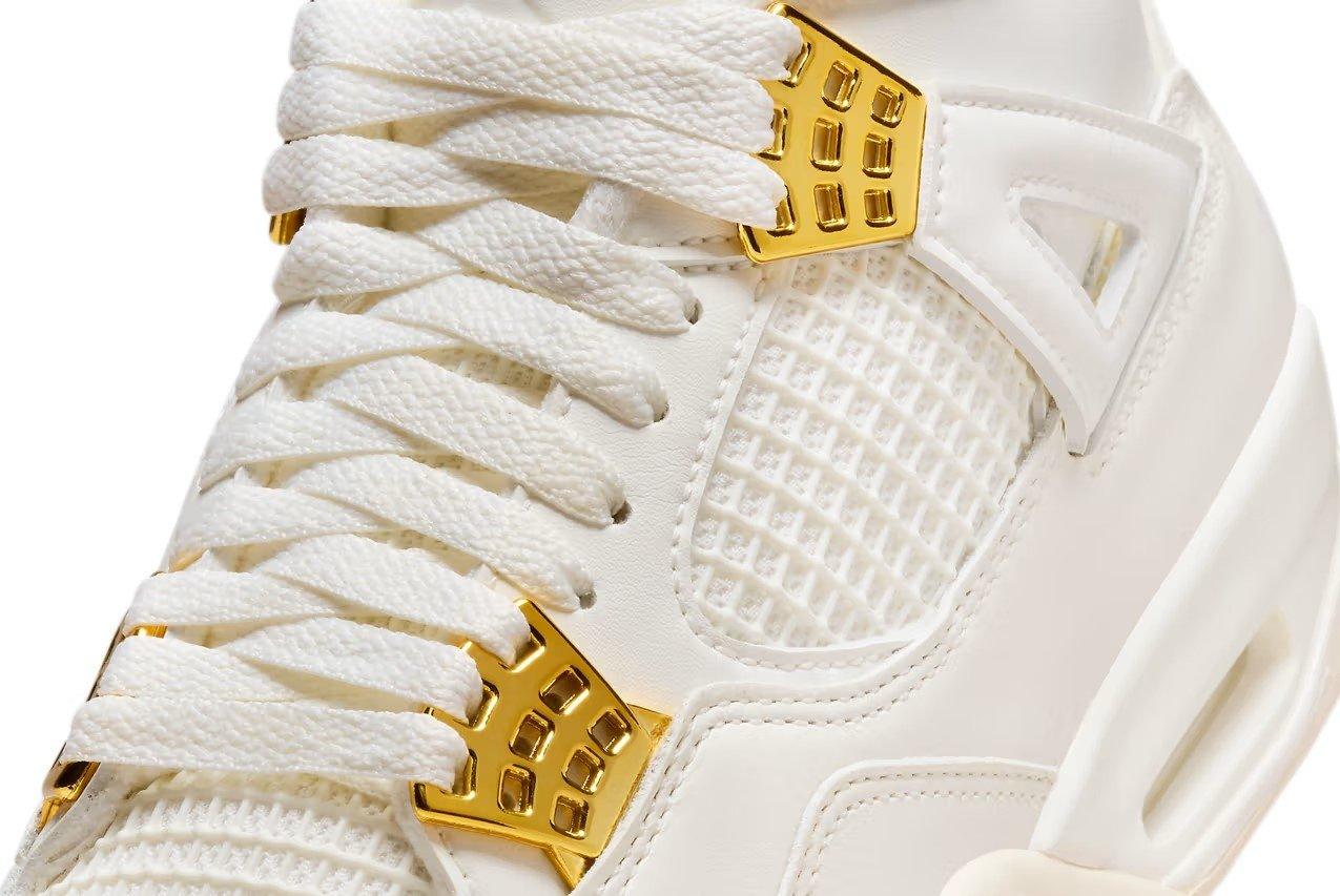 Jordan 4 Sail and Metallic Gold (W) - Sneakerhype