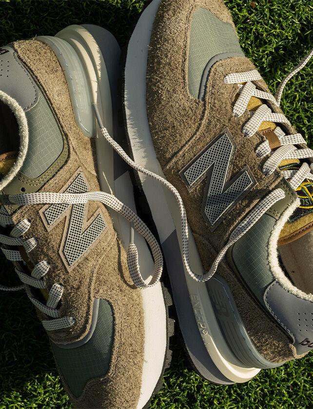 New Balance 574 Legacy Stone Island Steel Blue - Sneakerhype