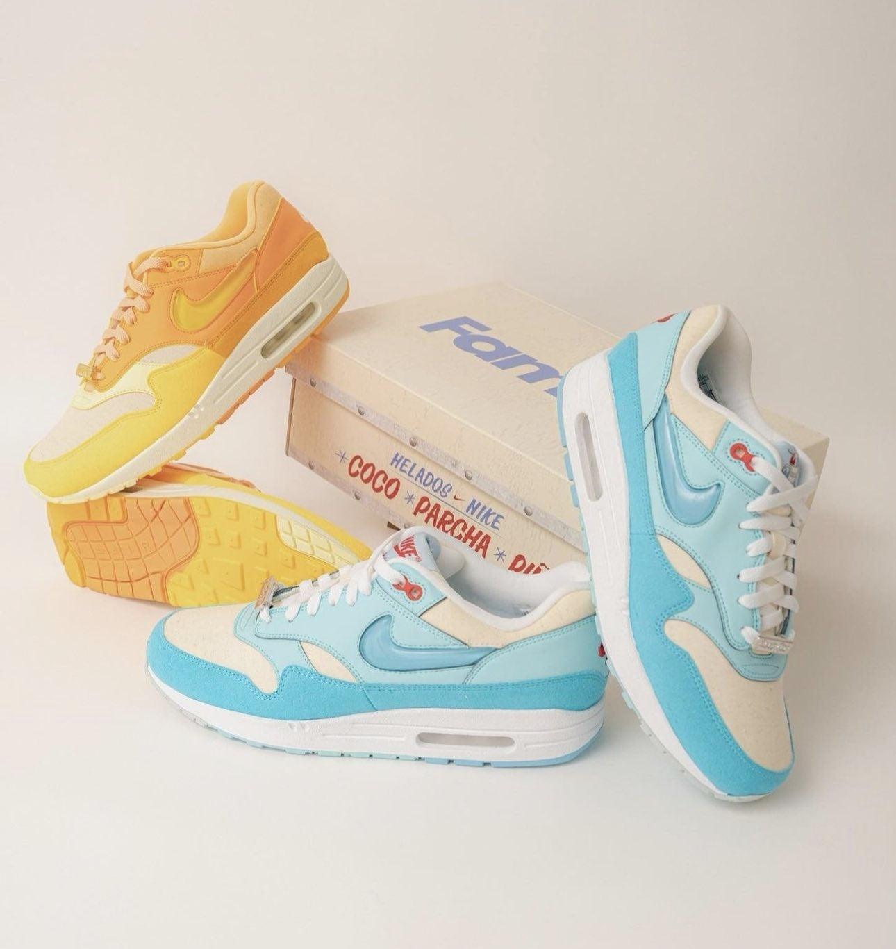 Nike Air Max 1 Puerto Rico Blue Gale - Sneakerhype