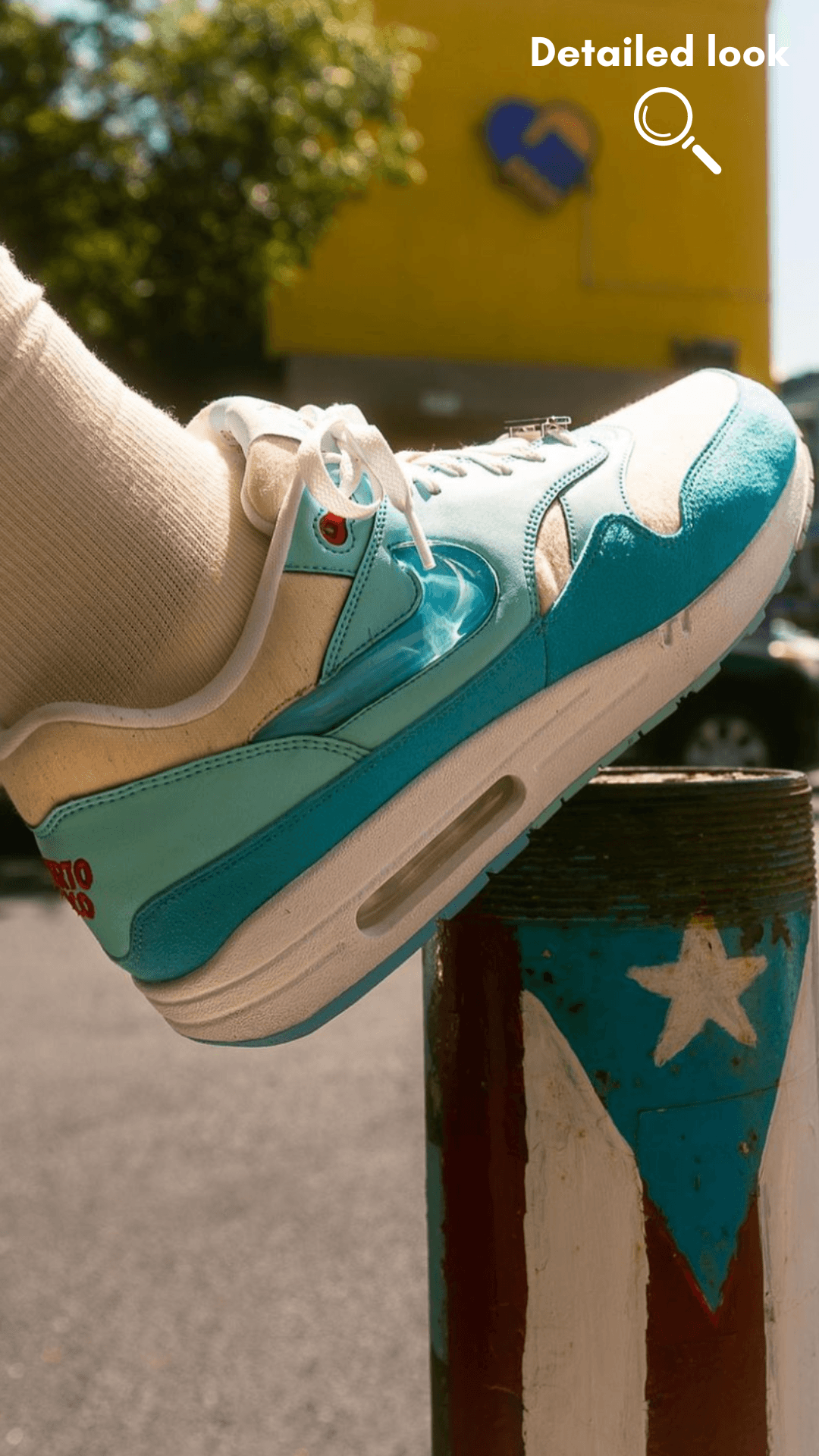 Nike Air Max 1 Puerto Rico Blue Gale - Sneakerhype
