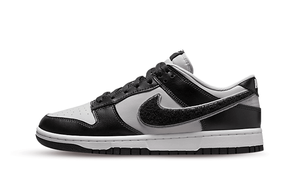 Nike Dunk Low 'Chenille Swoosh Black Grey' - Sneakerhype