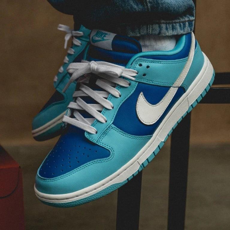 Nike Dunk Low 'Retro QS Argon White Blue Flash' - Sneakerhype