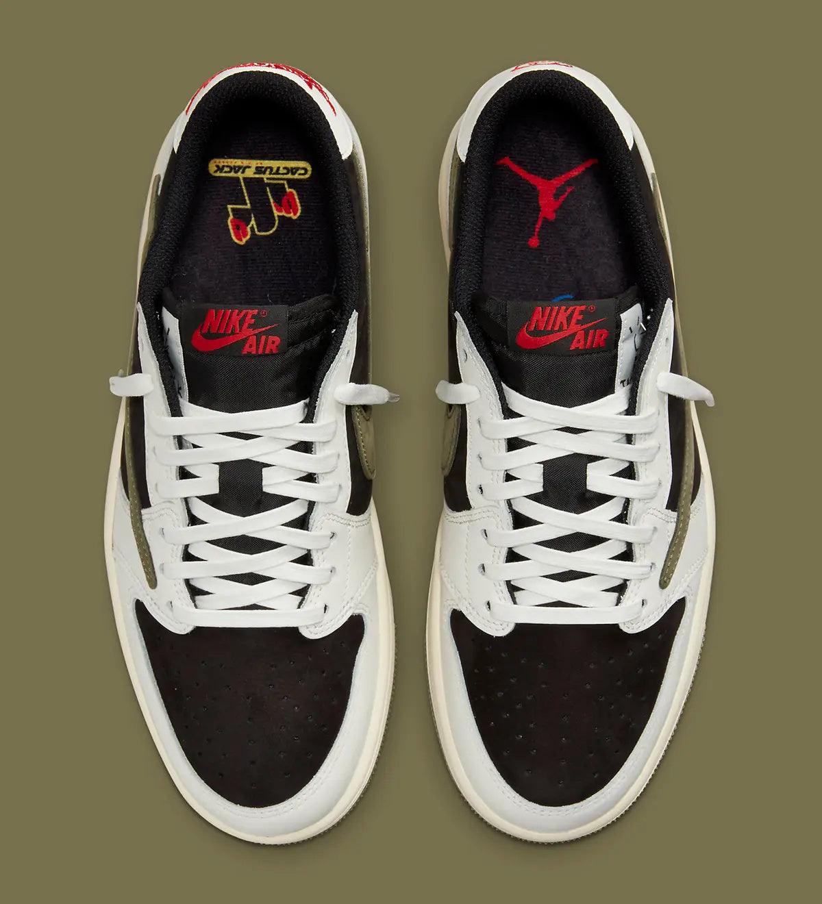 Travis Scott x Jordan 1 Low OG SP WMNS 'Olive' - Sneakerhype